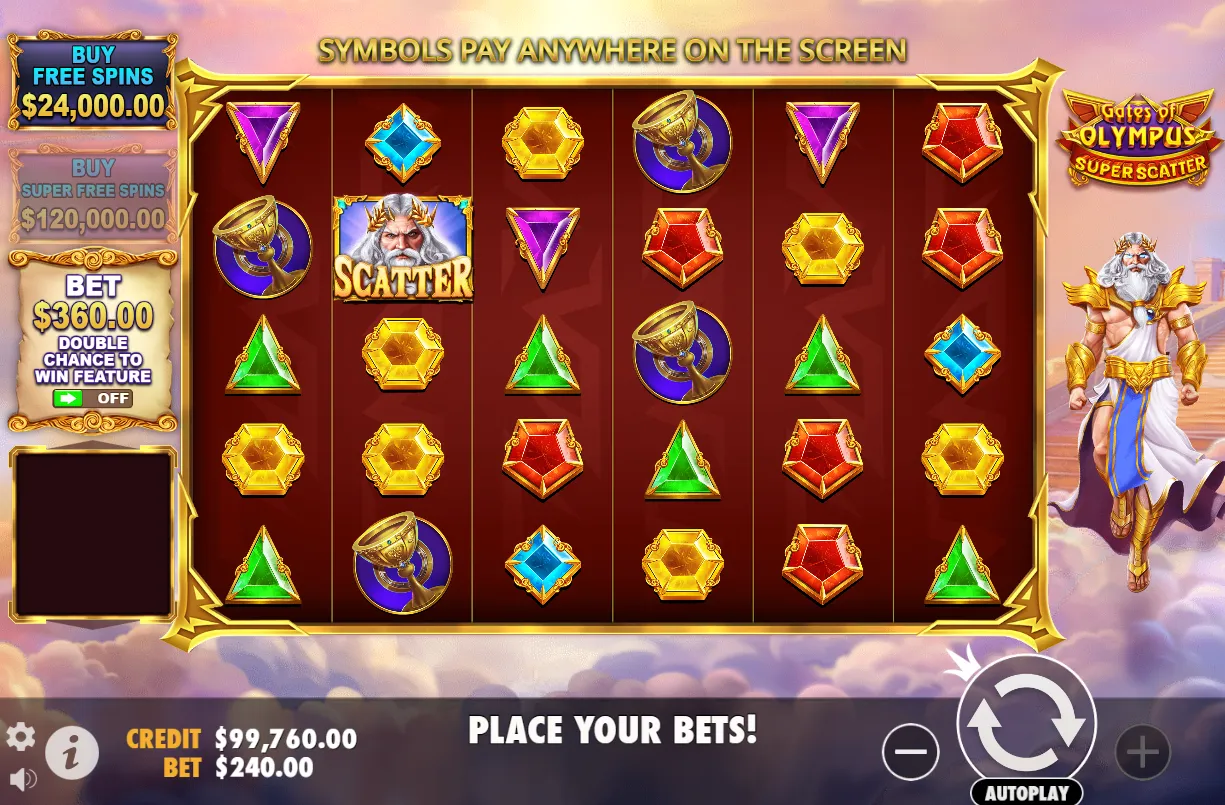 Gates of Olympus Super Scatter